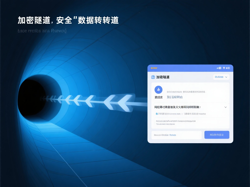 数据传输通过隧道：通过“加密隧道”，安全地将数据转