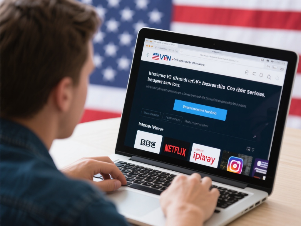 在美国使用VPN解锁受限内容的全面指南 想象一下,你正在美国,却无法访问一些受地域限制的网